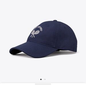 Tory Burch Embroidered Racquets Cap